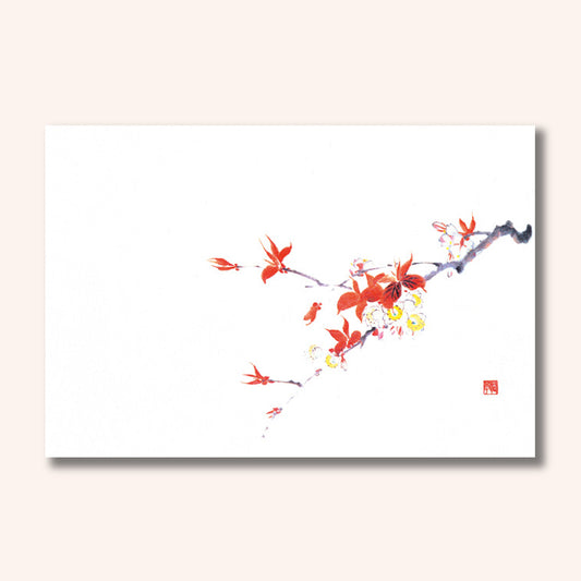 192-10034　尺3雲竜和紙マット　桜 (3・4月)