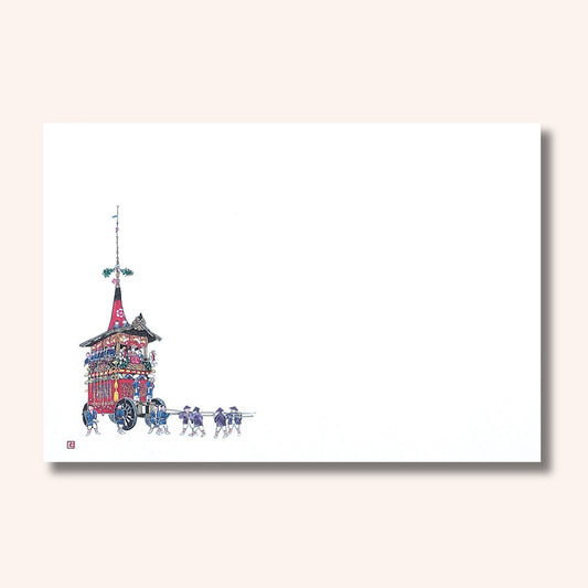 201-10187　38cm上質紙マット 祇園祭り (7月)