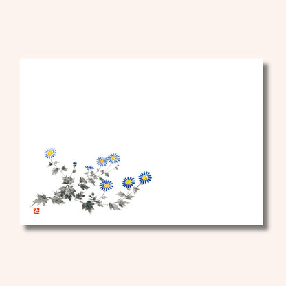 201-10227　38cm上質紙マット 野菊 (9・10月)