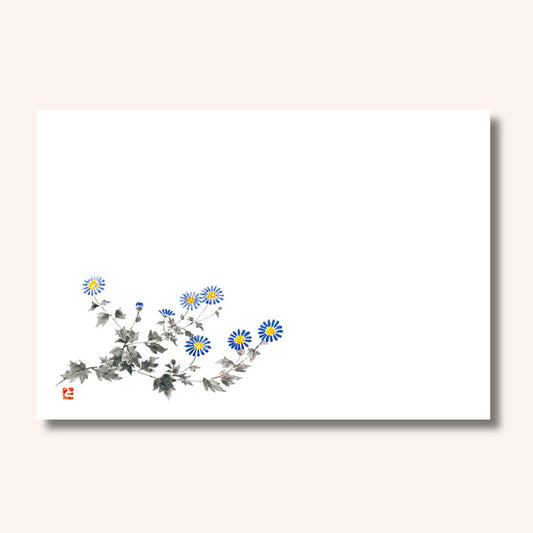 201-10227　38cm上質紙マット 野菊 (9・10月)