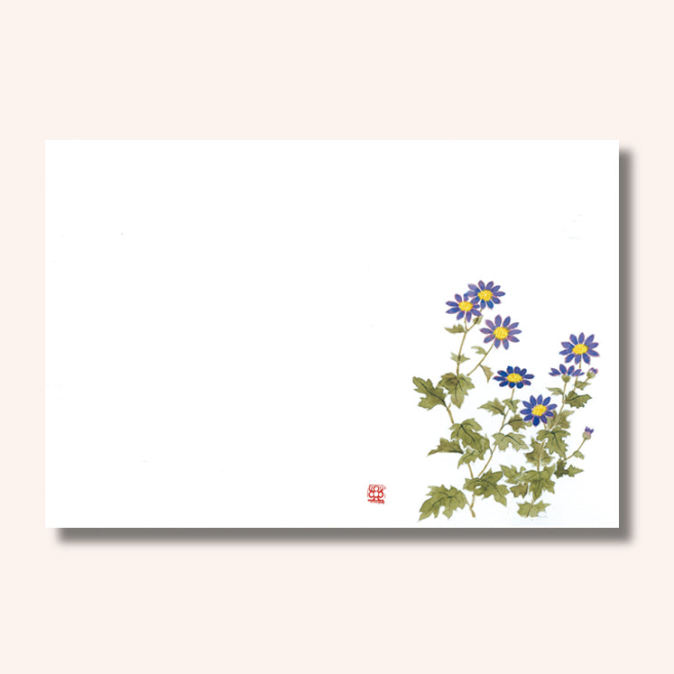 192-10098　尺3雲竜和紙マット　新野菊 (10・11月)