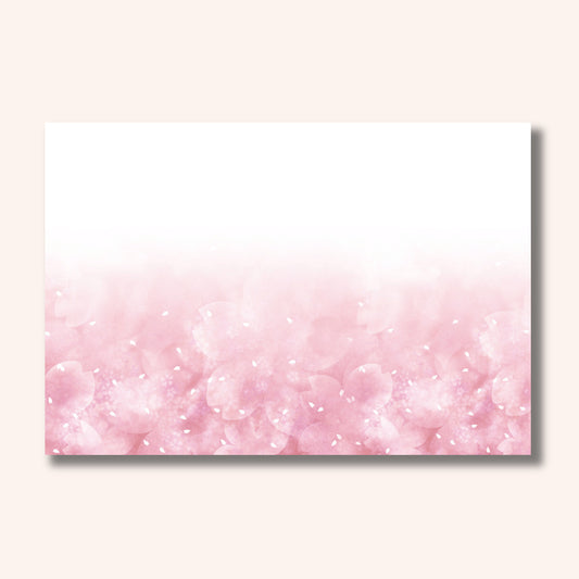 201-10263　38cm上質紙マット 薄紅桜