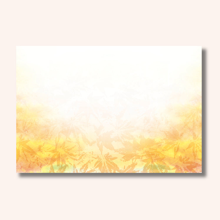 201-10271　38cm上質紙マット 山吹紅葉