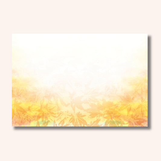 201-10271　38cm上質紙マット 山吹紅葉