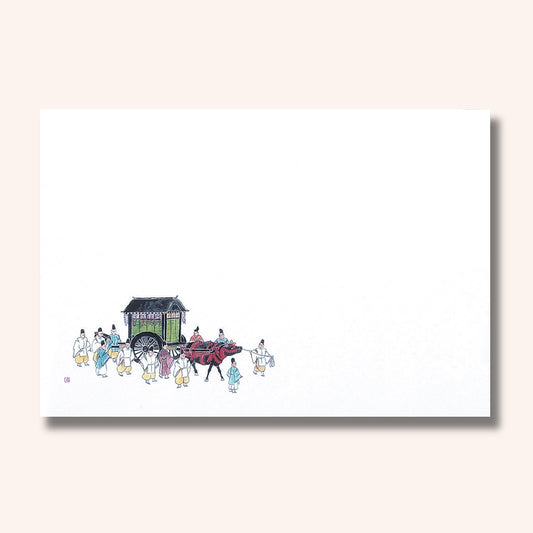 201-10303　38cm上質紙マット 葵祭り (5月)