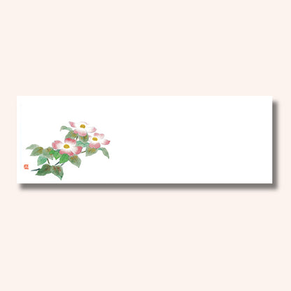 201-20100　上質紙13cm長角マット 花水木 (5月)