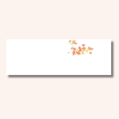 192-20080　箸置雲竜和紙マット　紅葉 (9・10月)