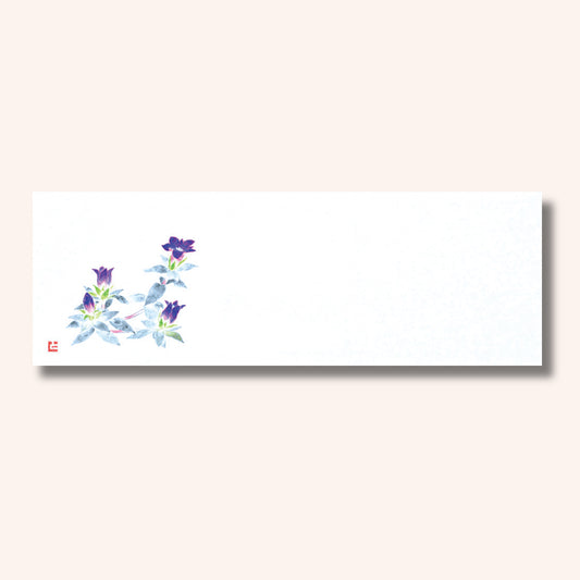 201-20171　上質紙13cm長角マット りんどう (9・10月)