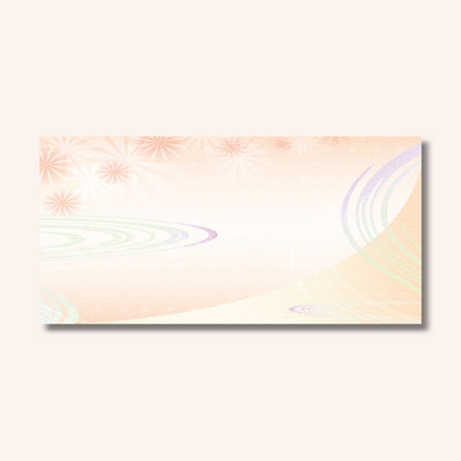 201-30122　上質紙お手元マット　花流水一重梅色