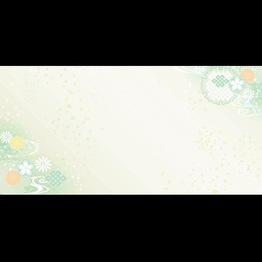 201-30123　上質紙お手元マット　金閣吉祥文様　若菜色