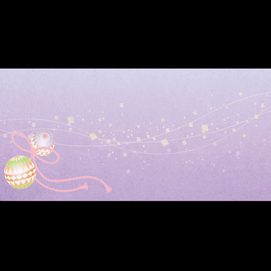 201-30126　上質紙お手元マット　金閣流れ手まり