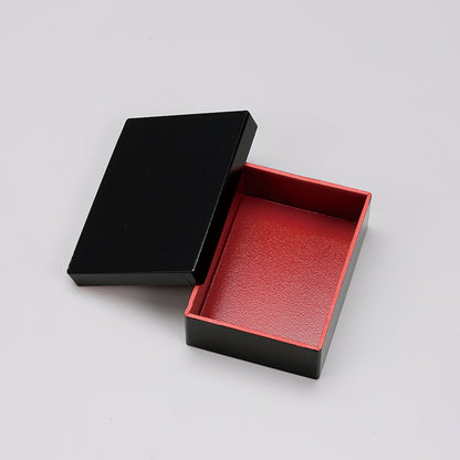 217-10045　黒赤融着うなぎ折 200セット入