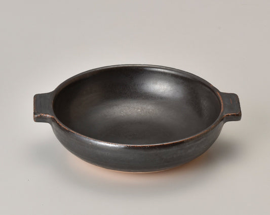 721-10224　茶黒5寸浅鍋