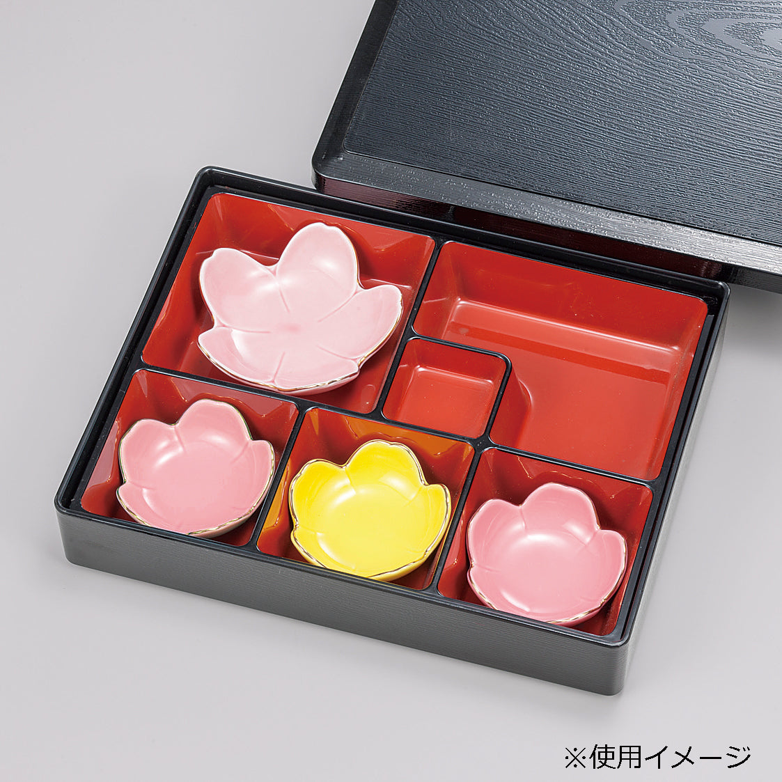 610-28058　新桜皿　ピンク