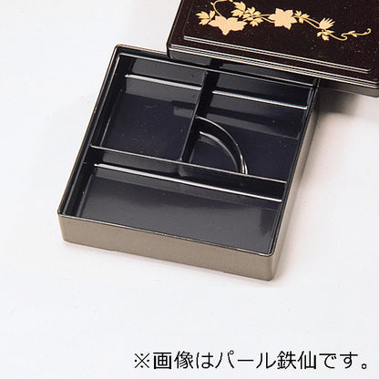 310-42141　7寸角幕の内 金箔<仕切付(取外し可)>