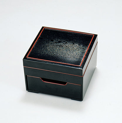 320-17121　宝泉弁当　黒天朱