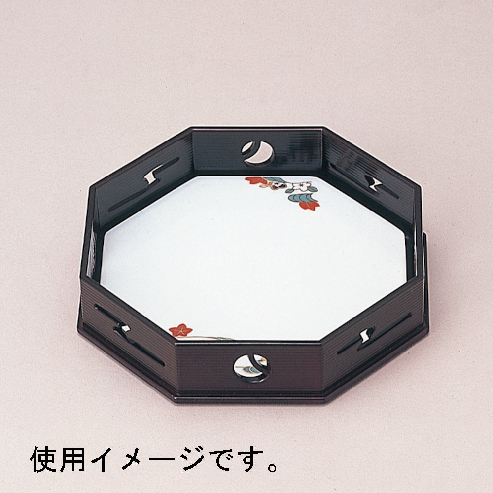 610-28041　八角流水陶板