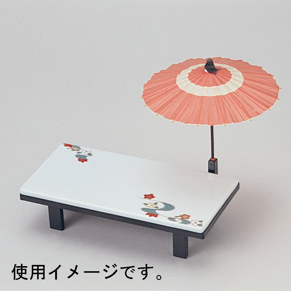 610-28045　縁台流水角長陶板