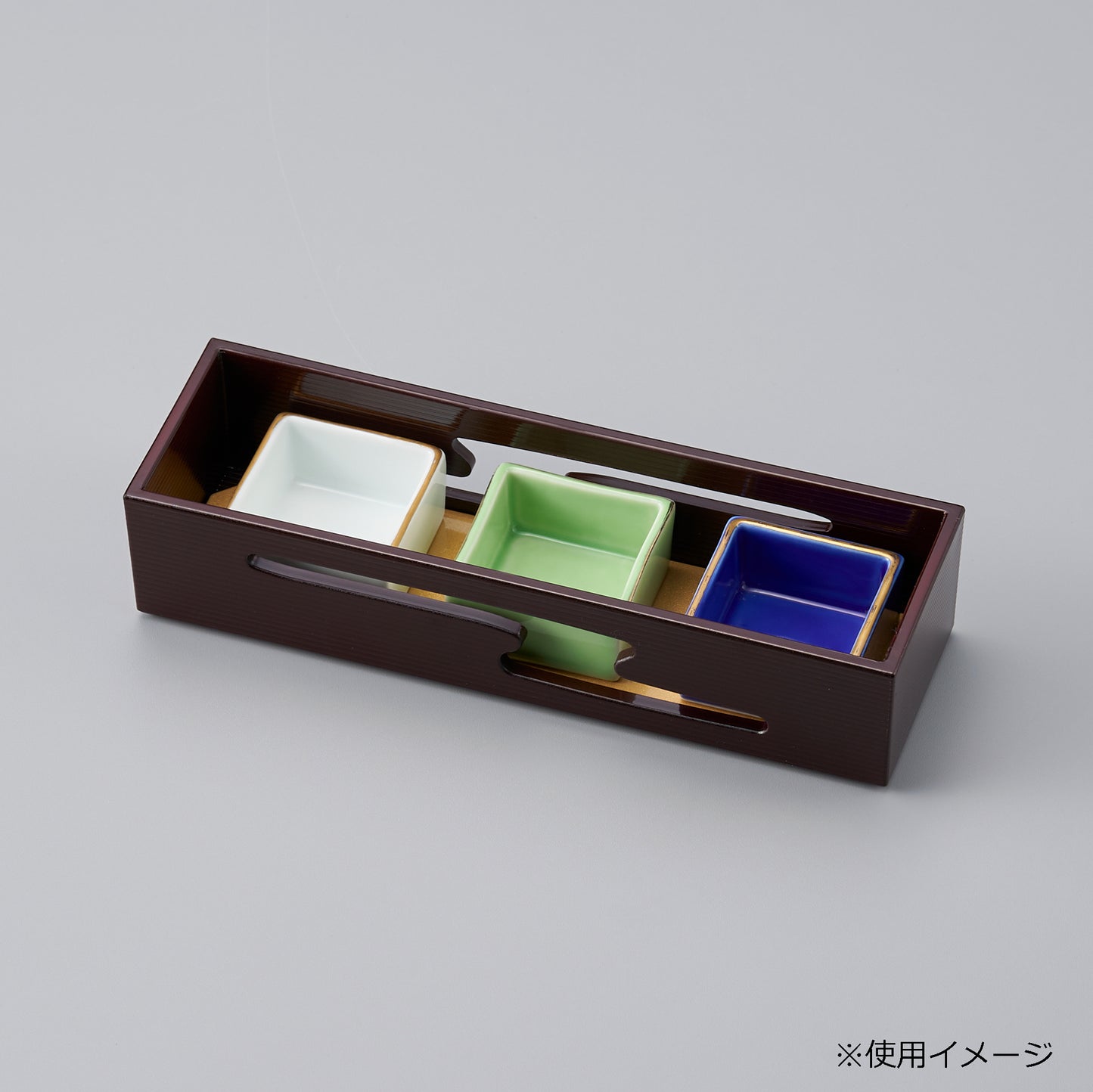 440-10104　山水両面板　<表>金パール<裏>朱