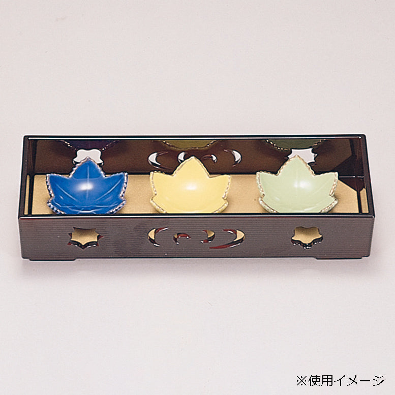 440-10105　角長両面板　<表>金パール<裏>朱