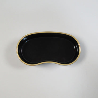 440-23021　5.5寸双輪鉢(浅型)　黒天金