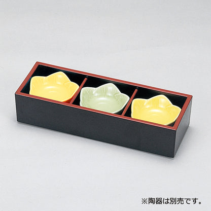 445-14211　三点珍味<大>　黒天朱