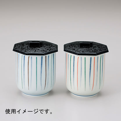 470-30012　7.3cm八角蓋　黒塗