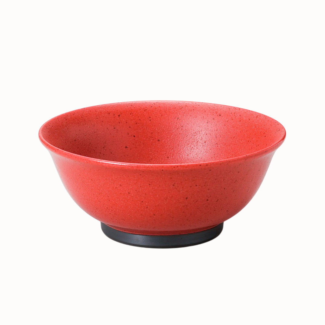 516-10014　赤柚子　6.3高台丼