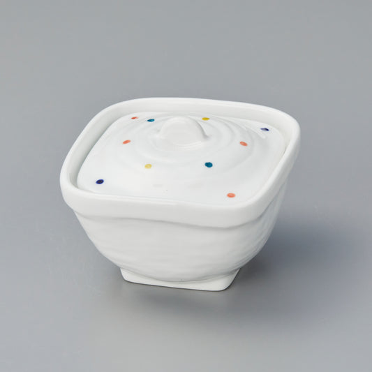 537-174635000　彩り水玉角煮物碗