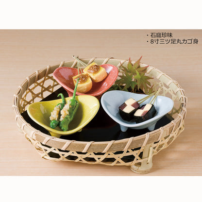 竹　三ツ足丸カゴのみ