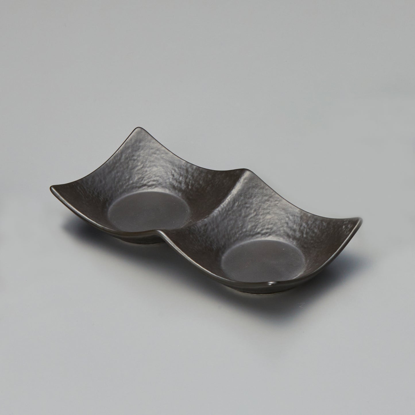 石目型二連皿(大)