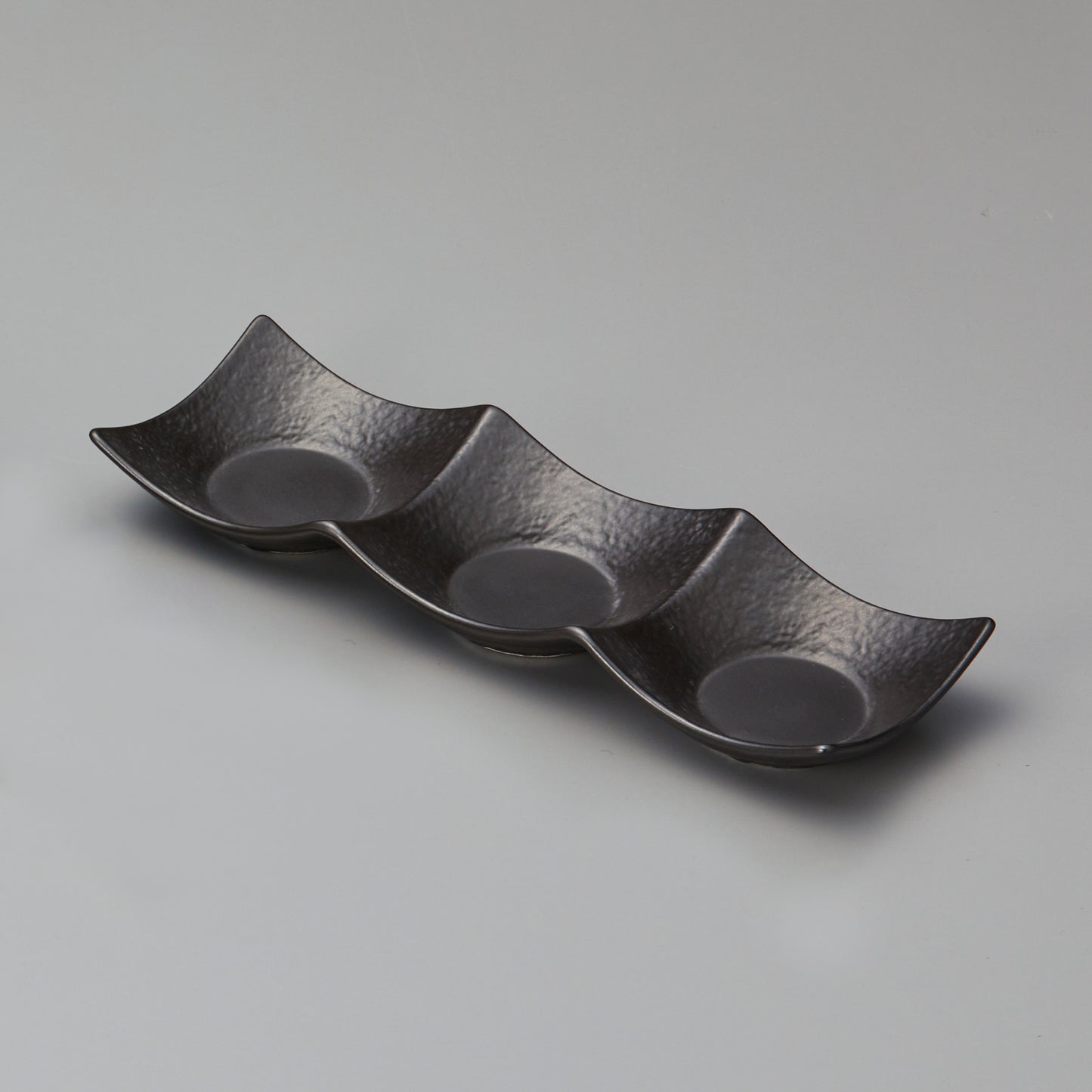 石目型三連皿(大)