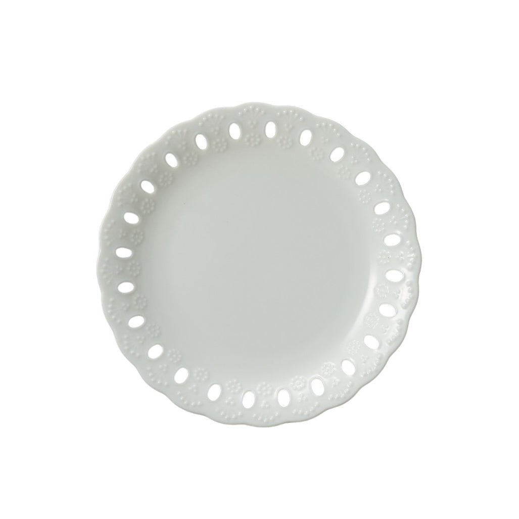 546-00052　エコール　15cmプレート　特白