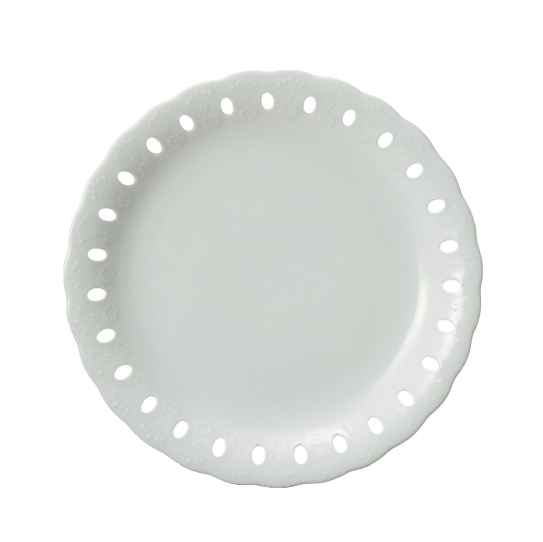 546-00053　エコール　20cmプレート　特白