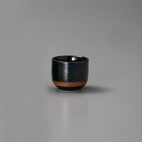 552-00053　窯変紺ライン盃