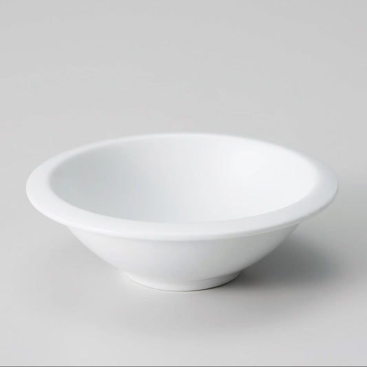 610-11075　渕付丸鉢　白