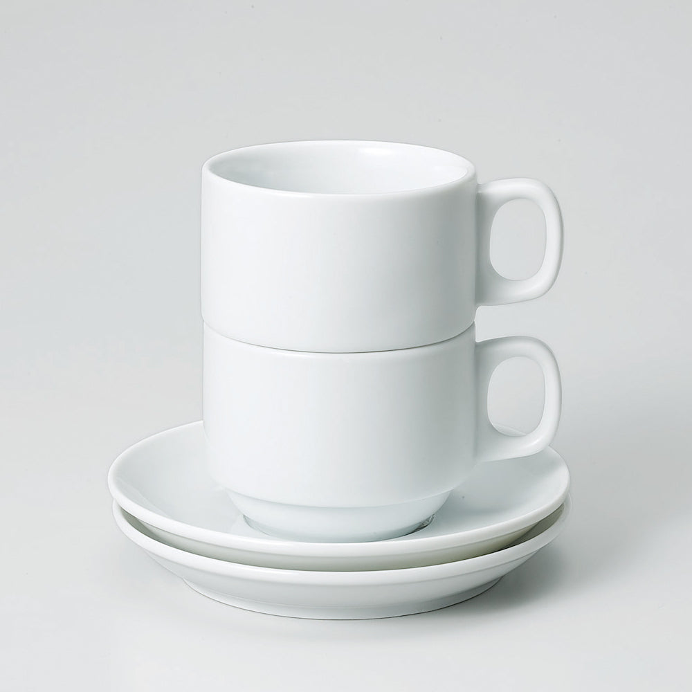 610-11083B　切立段付白カップ(大)