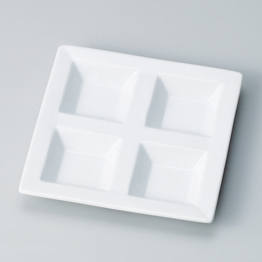 610-11100　5.5寸太白四点皿