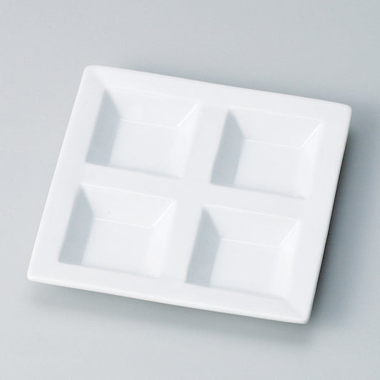 610-11100　5.5寸太白四点皿