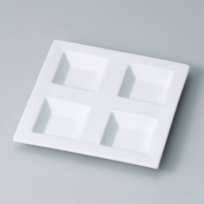 610-11101　6寸太白四点皿