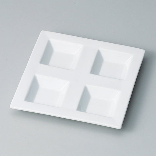 610-11101　6寸太白四点皿