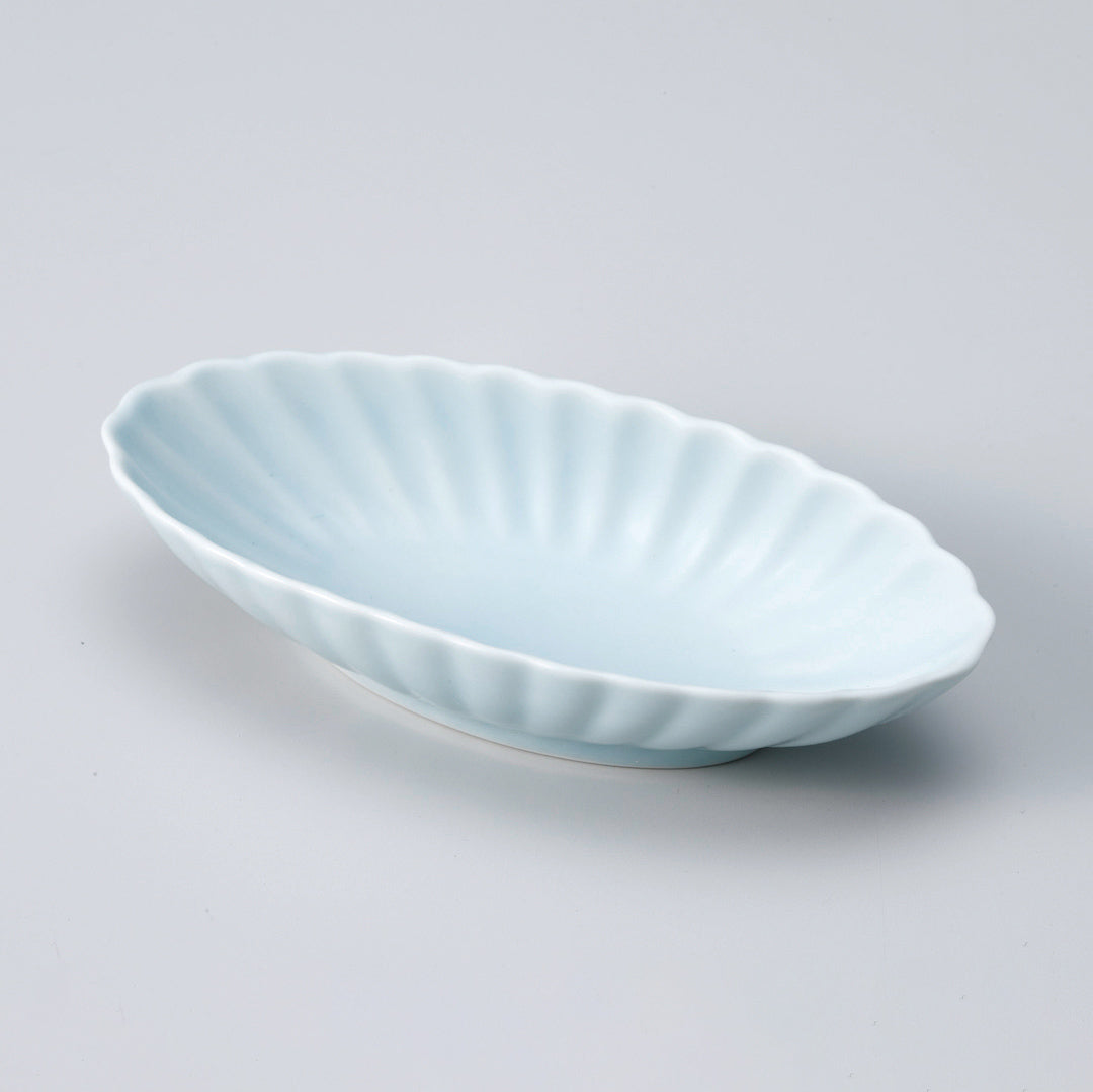 610-28024　青磁小判皿