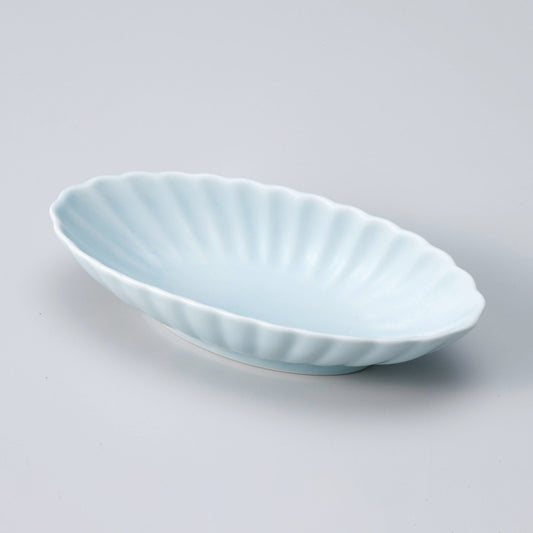 610-28024　青磁小判皿
