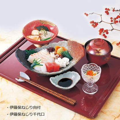 707-10032　伊羅保ねじり向付