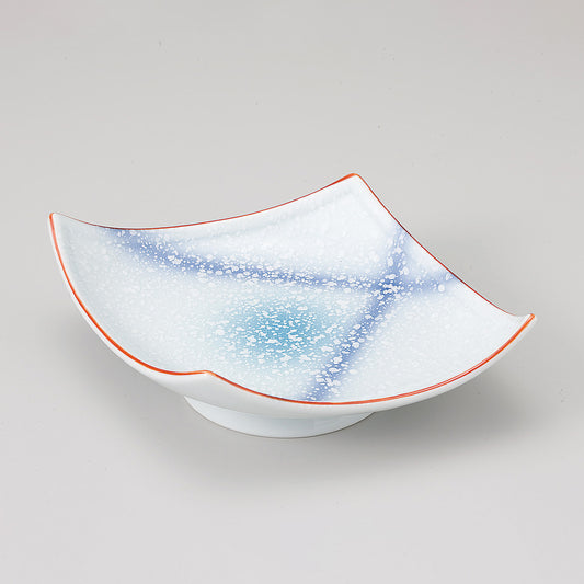 707-10071　白吹ライン多用皿