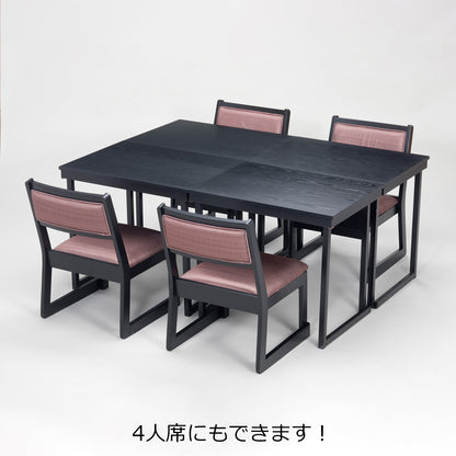 810-39001　洛都膳　膳のみ<渕なし>　MDF黒木目