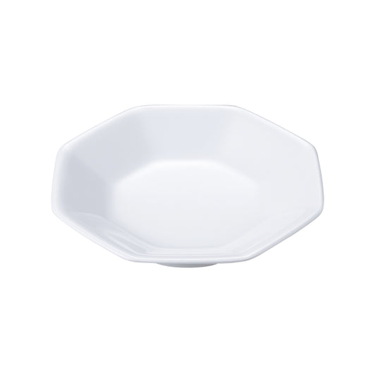 105-10041-04　八角皿 白　(CS-30W)