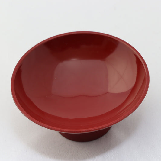S25-21　2.6寸盃　朱<10個セット>
