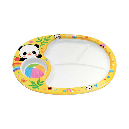 105-10059　お子様ランチ皿　赤ちゃんパンダ