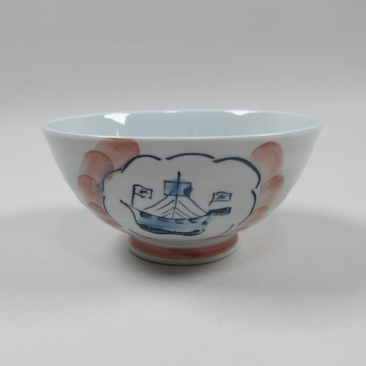 S25-112　出島茶付(赤)